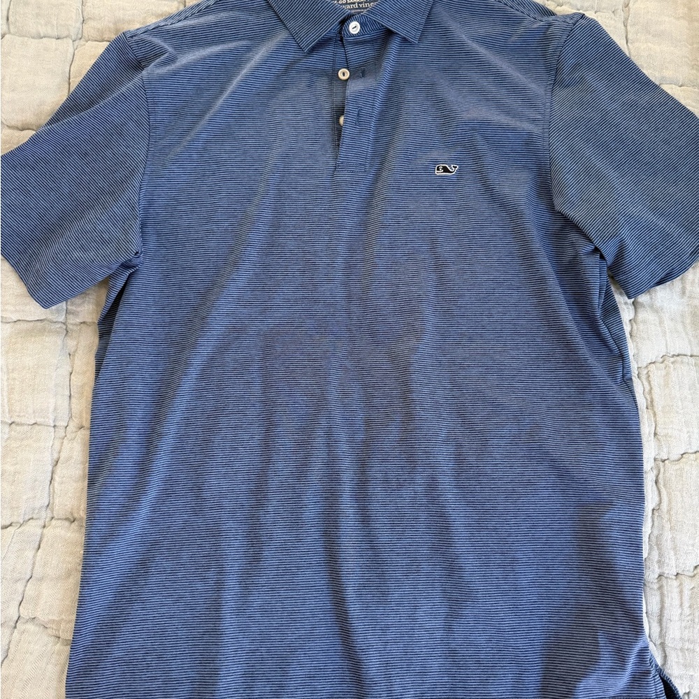 Vineyard Vines Navy Polo Shirt Performance